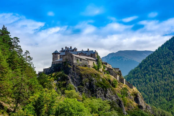 Francia Hautes Alpes Parque Regional Queyras Castillo Ville Vieille Fuerte — Foto de Stock