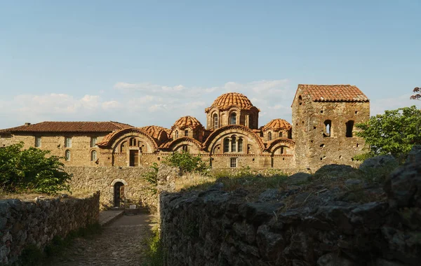 Church Hagia Sofia Mystras Ancient Town Sparta Unesco World Heritage — Fotografia de Stock