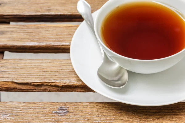 Чашка чорного чаю — стокове фото