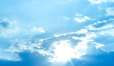 Beautiful sky and clouds background