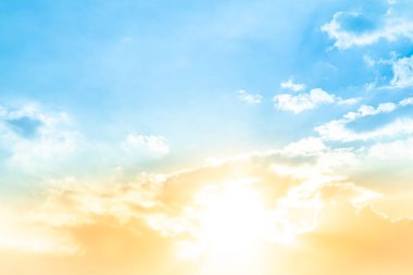 Beautiful sky and clouds background