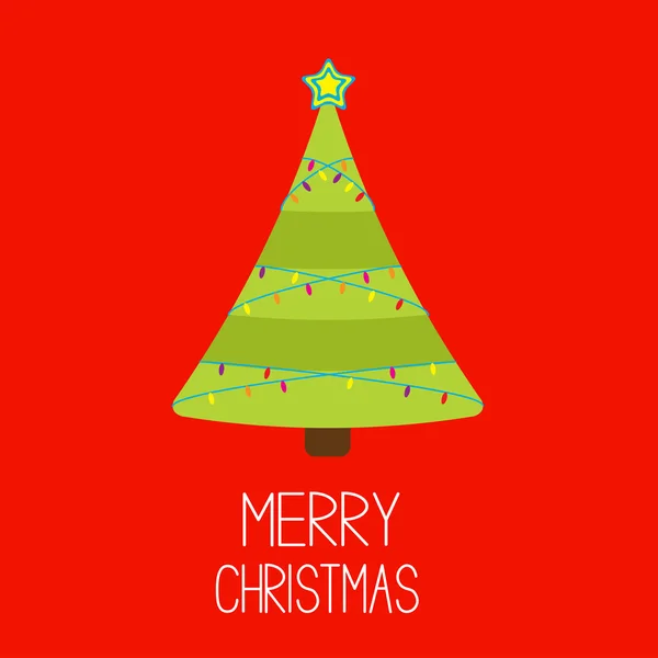 Merry Christmas card. — Stock Vector