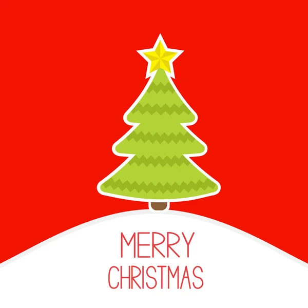 Merry Christmas card. — Stock Vector