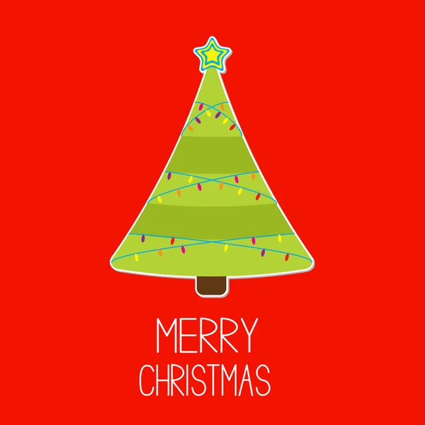 Merry Christmas card. — Stock Vector