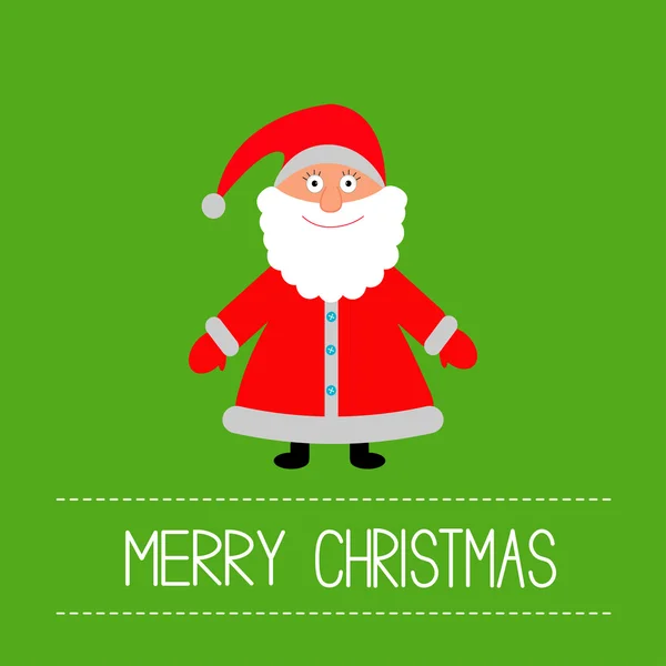 Lindo Santa Claus . — Vector de stock