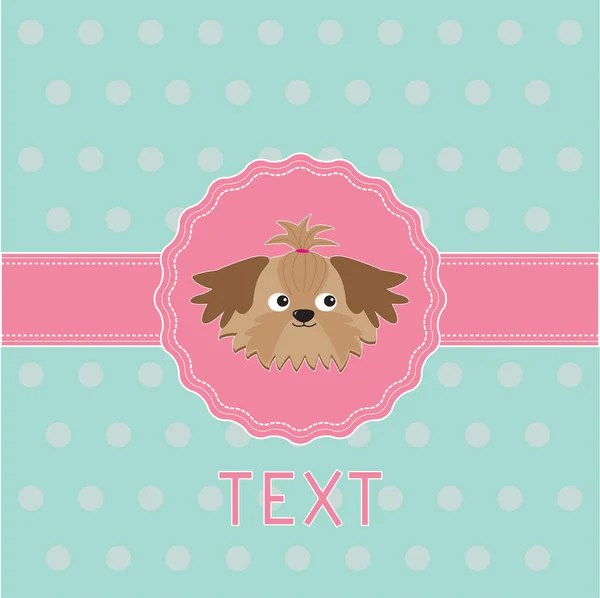 Shih tzu honden. — Stockvector