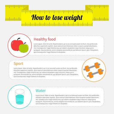 kilo kaybı Infographic