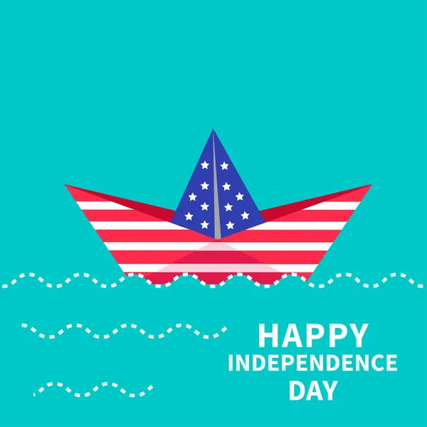 Feliz Dia da Independência Estados Unidos da América — Vetor de Stock