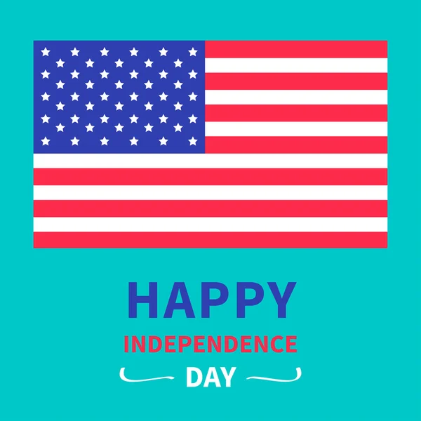 Happy independence day United states of America — Stock Vector