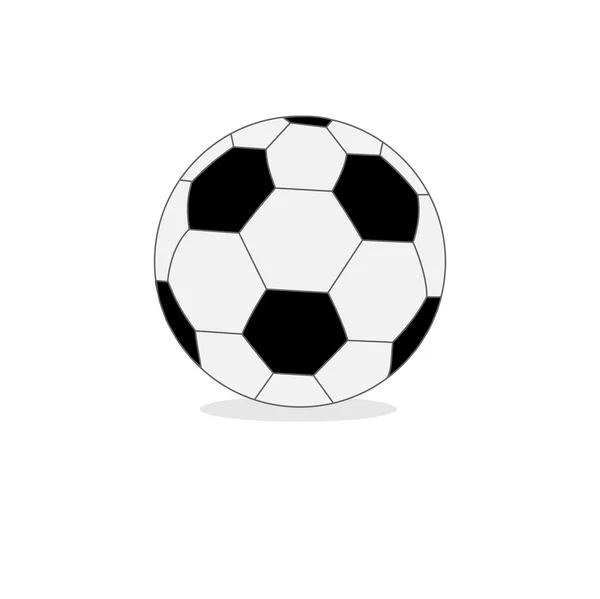 Pelota de fútbol — Vector de stock