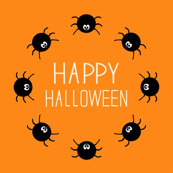 Feliz tarjeta de Halloween — Archivo Imágenes Vectoriales