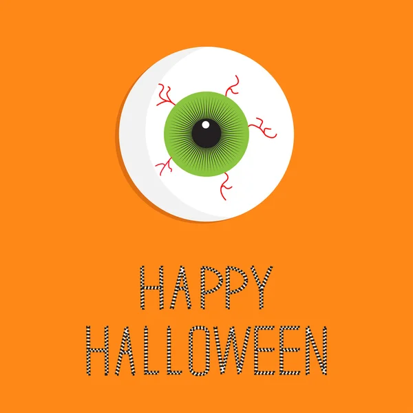 Halloween bloody Eyeball — Stock Vector