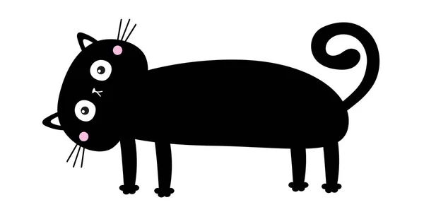 Desenho Para Colorir gato preto - Imagens Grátis Para Imprimir