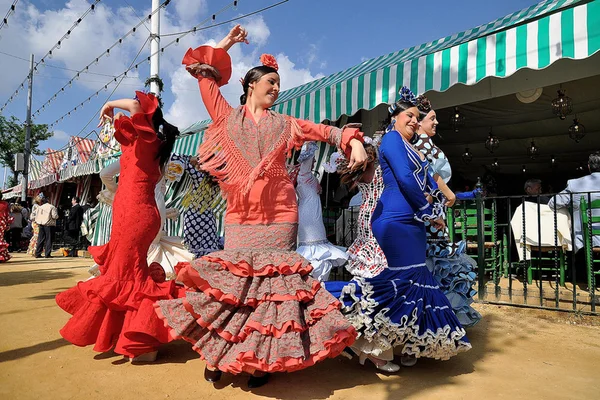 SEVILLE, ESPAÑA, FERIA DE ABRIL — Foto de Stock