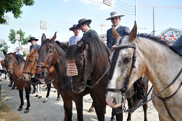 SEVILLE, ESPAÑA, FERIA DE ABRIL — Foto de Stock