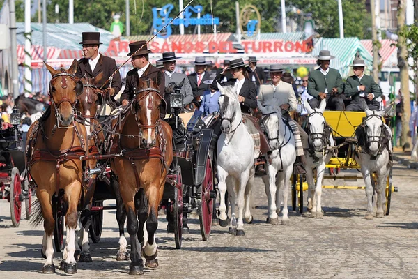 SEVILLE, ESPAÑA, FERIA DE ABRIL — Foto de Stock