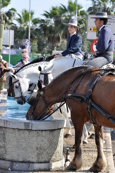 Sevilla, Spanje, april fair — Stockfoto