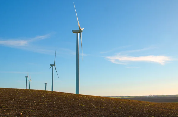 Windmills to generate wind power — Stock Photo, Image