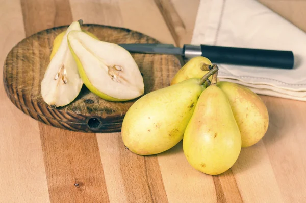 Stilleben med päron — Stockfoto