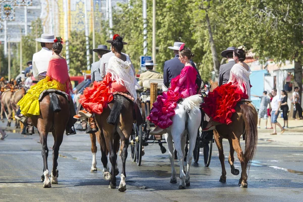 Feira de Abril em Sevilha — Fotografia de Stock