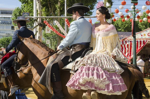 Seville bölgesinde Fuarı Nisan — Stok fotoğraf