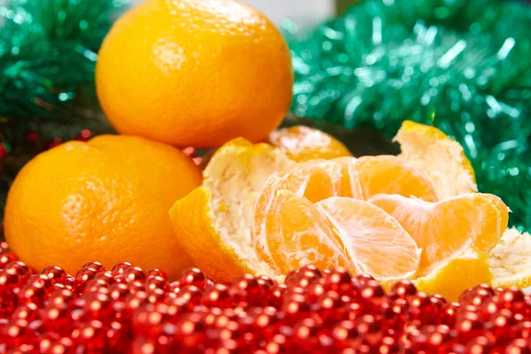 Kerstmis tangerine — Stockfoto