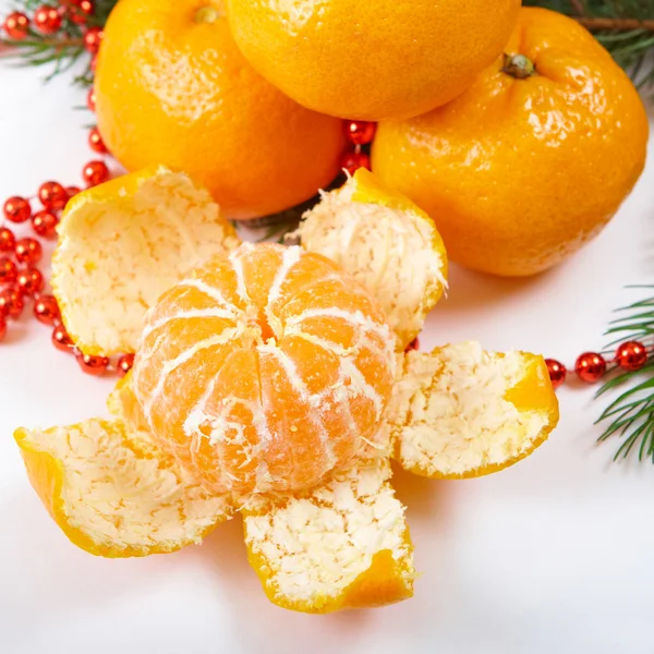 Mandarina de Navidad —  Fotos de Stock