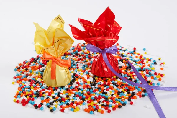 Candy In Colorful Wrappers — Stock Photo, Image