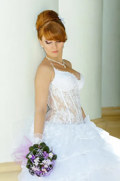 Redhead charming Bride — Stock Photo, Image