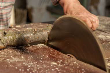 Daire testere kesim ahşap