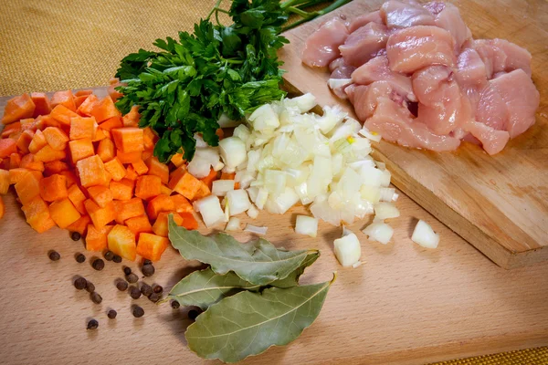 Rohes Hühnerfleisch — Stockfoto