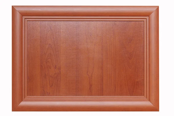 Placa de madeira ou quadro de identificação em moldura de madeira — Fotografia de Stock