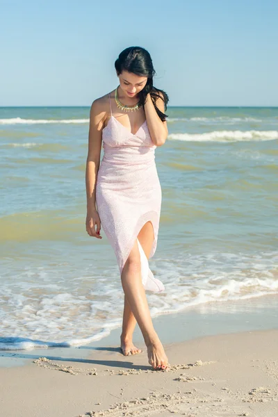 Dívka do písku — Stock fotografie