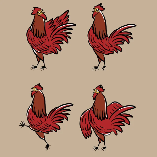 Chicken Vector Illustration Specially Made Advertising Needs — Stock Vector