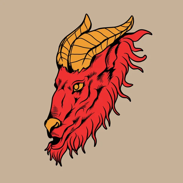 Goat Vector Illustrations Made Especially Advertising Branding Needs Many Others — 스톡 벡터