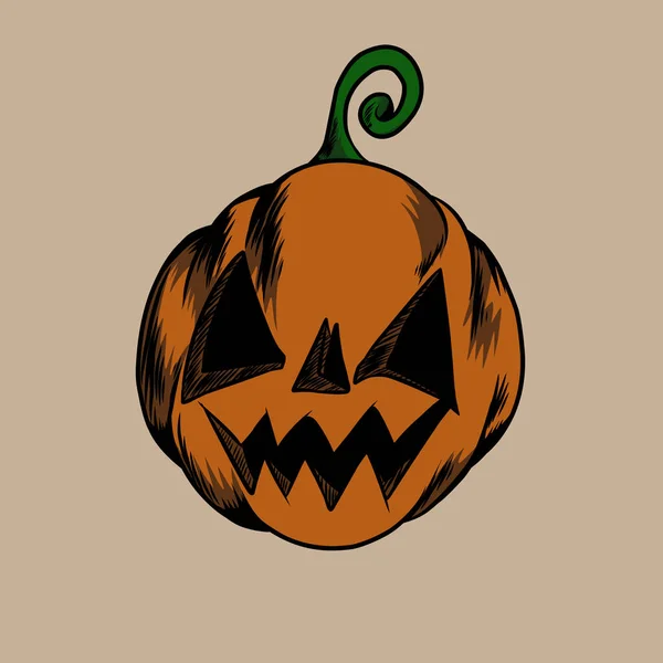 Halloween Máscara Vetor Ilustração Feita Especialmente Para Uso Publicidade Marca — Vetor de Stock