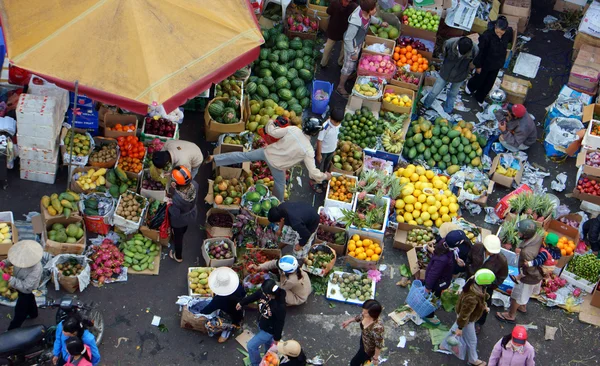 Utomhus jordbrukarna marknaden — Stockfoto