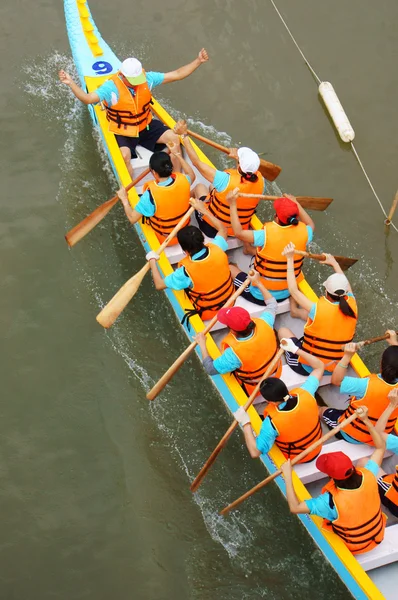 Racer na corrida de barco — Fotografia de Stock