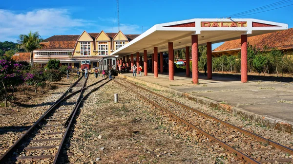 Dalat ancient  station in Vietnam — Stock Photo, Image