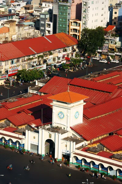 Ben thanh markt, ho chi minh city, vietnam — Stockfoto