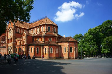 notre dame, ho chi minh city abtract peyzaj