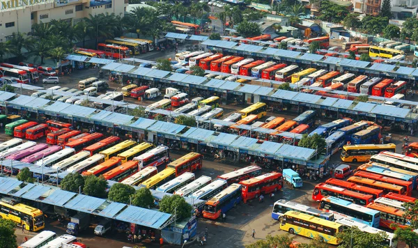 Mien Dong bus station — Stock Photo, Image