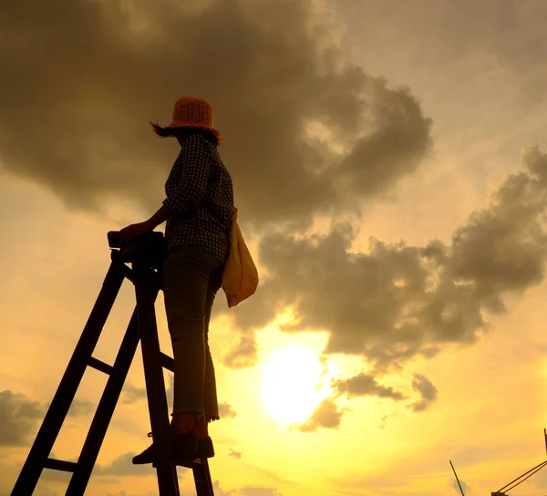 Amazing Scene Vietnamese Woman Stay Home Social Distancing She Make — Stock Photo, Image