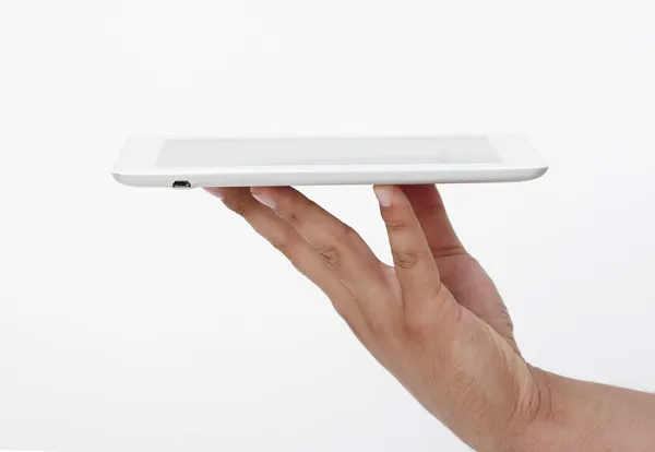 Serving with digital tablet — Stock Photo, Image