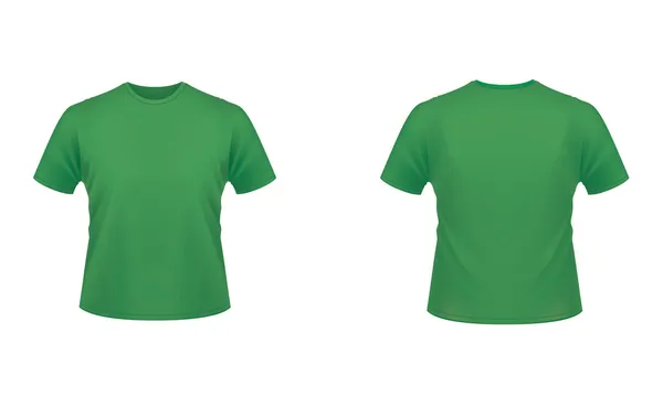 Zielony t-shirt — Zdjęcie stockowe
