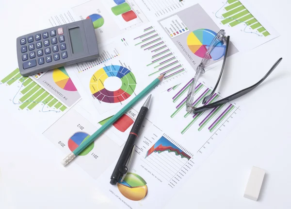 Mesa de trabajo en la oficina — Foto de Stock