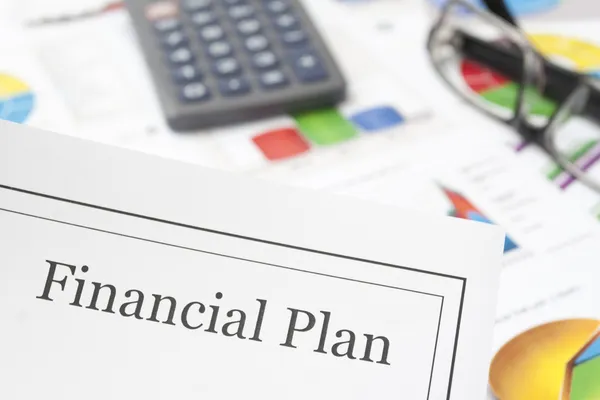 Plan financiero Imagen de archivo