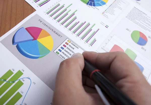 Creare un diagramma di bilancio — Foto Stock