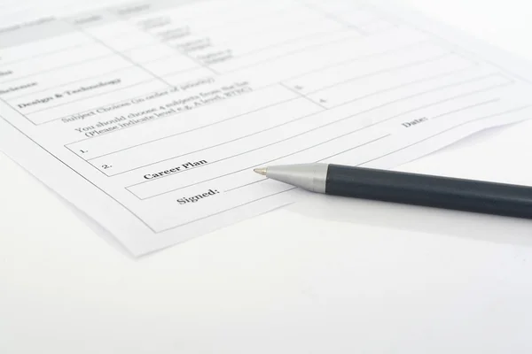 Fill in form — Stock Photo, Image