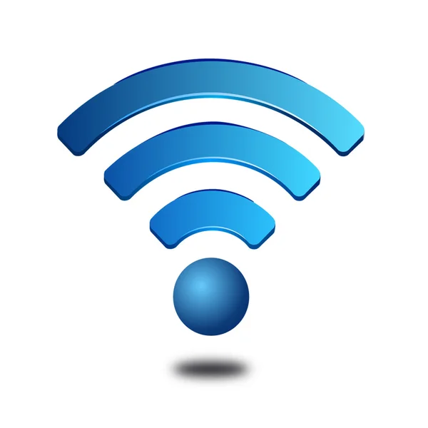 Wifi-ikonen Stockbild